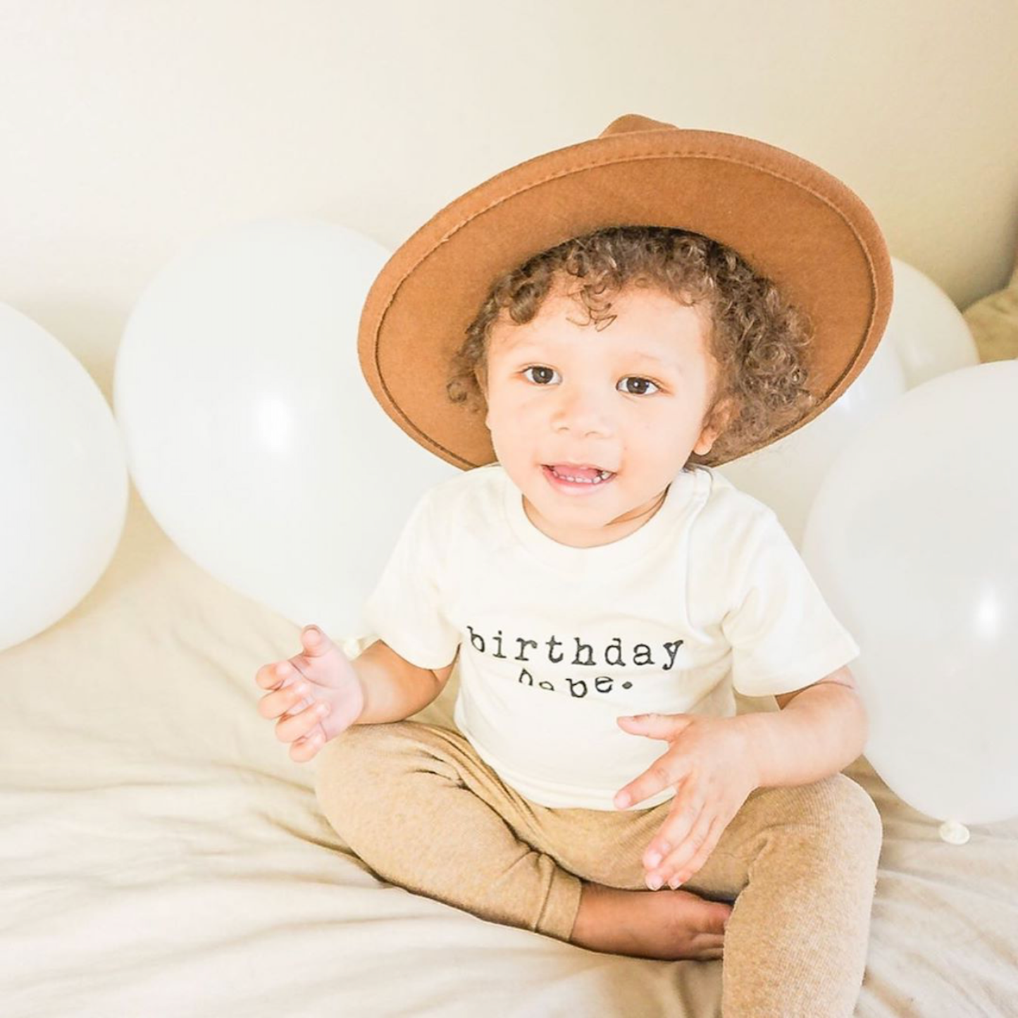 Birthday Babe Organic Cotton Kids Graphic Tee | Short Sleeve