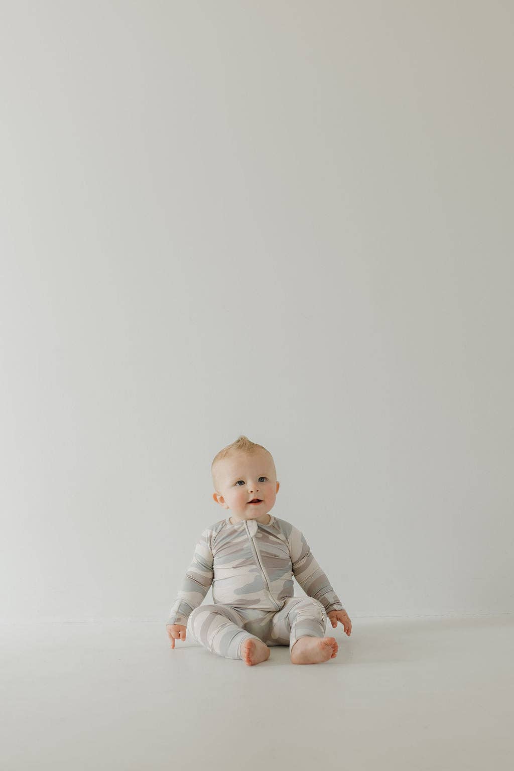 Bamboo Zip Pajamas | Camo