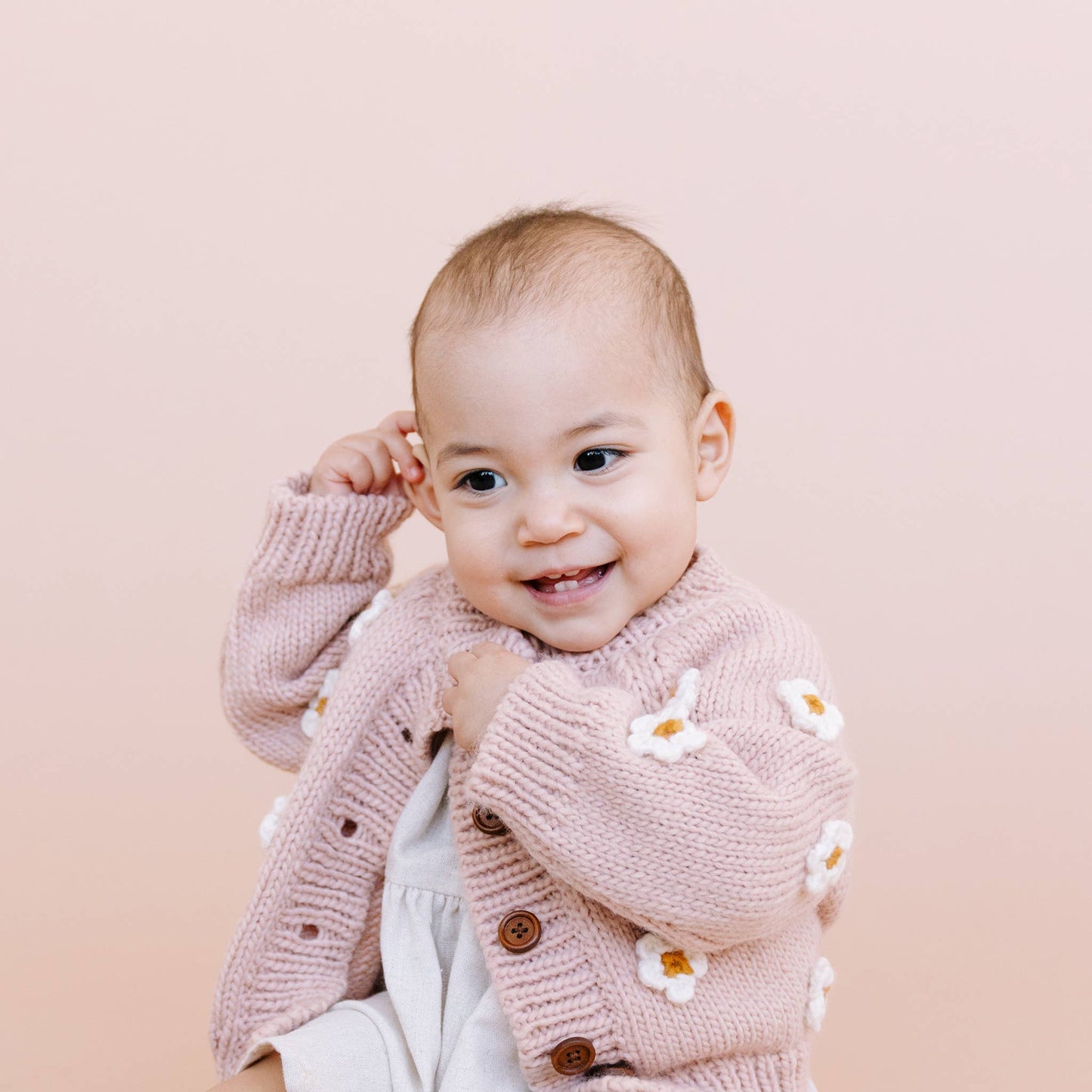 Flower Cardigan Blush Baby Sweater Kids Spring Summer