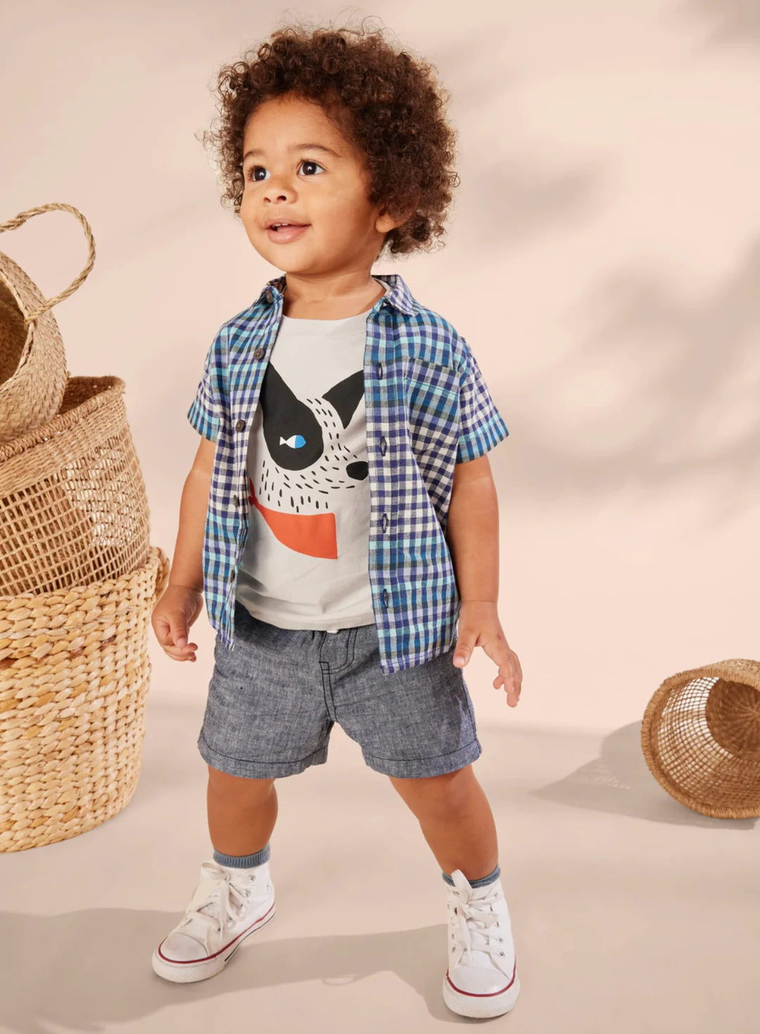 Dog Graphic Tee/Shirt by Tea (baby to kid's)