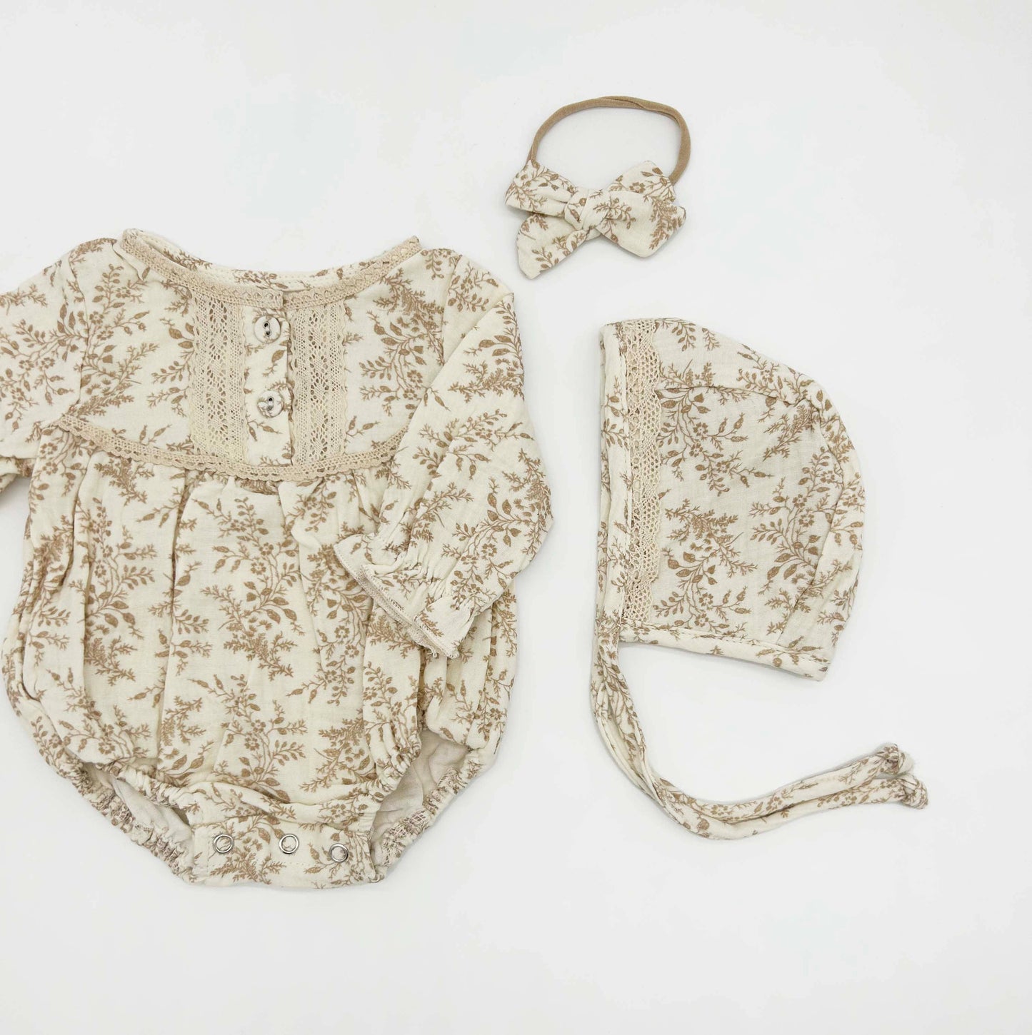 Elodie Long Sleeve Romper Set