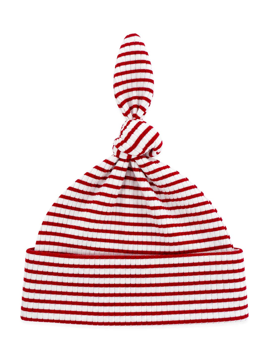 Red Stripe / Ribbed Beanie