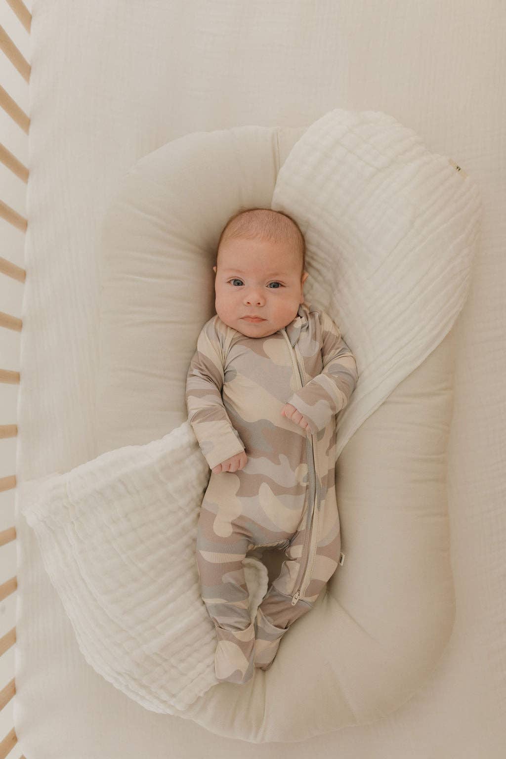 Bamboo Zip Pajamas | Camo