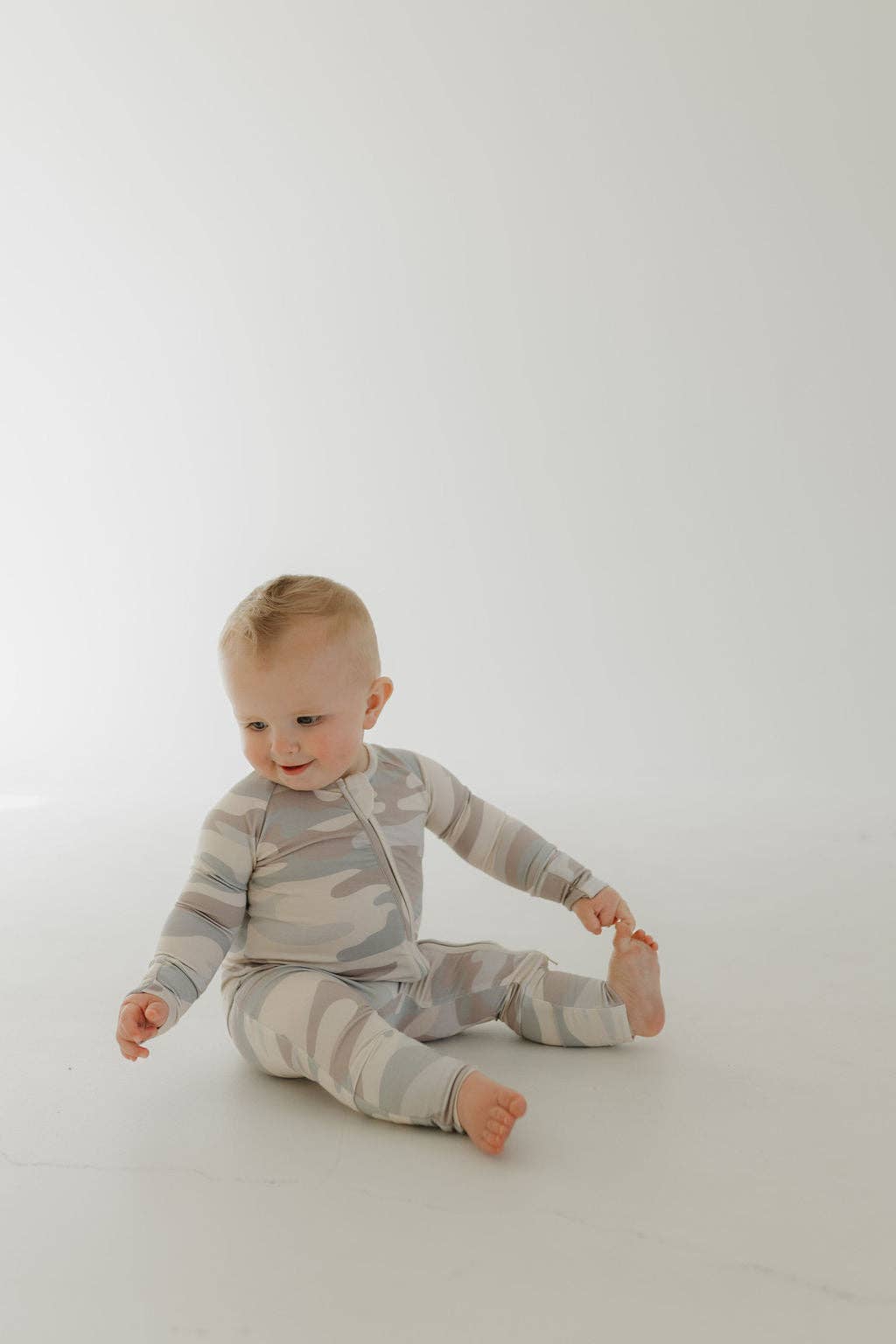 Bamboo Zip Pajamas | Camo