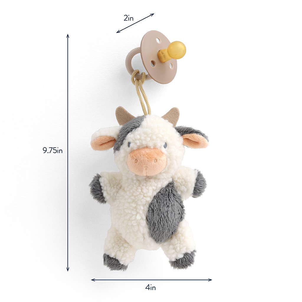 Natural Rubber Pacifier & Stuffed Animal