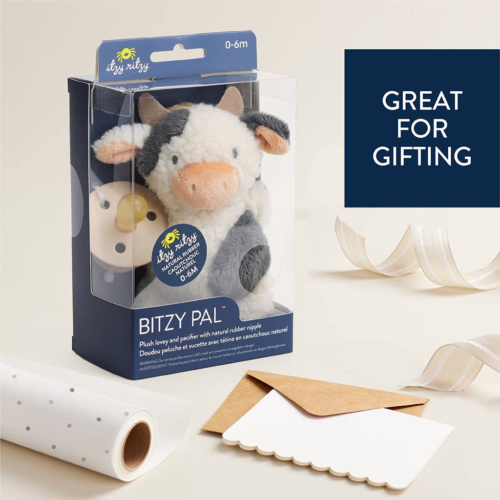 Natural Rubber Pacifier & Stuffed Animal