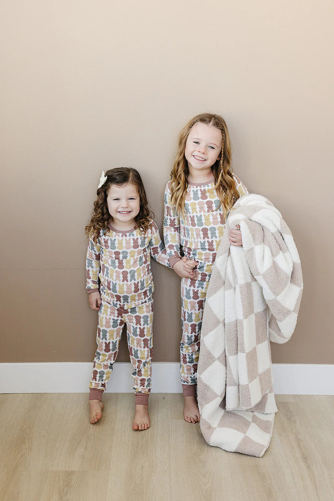 Bamboo Bunny Cozy Set - Dusty Rose