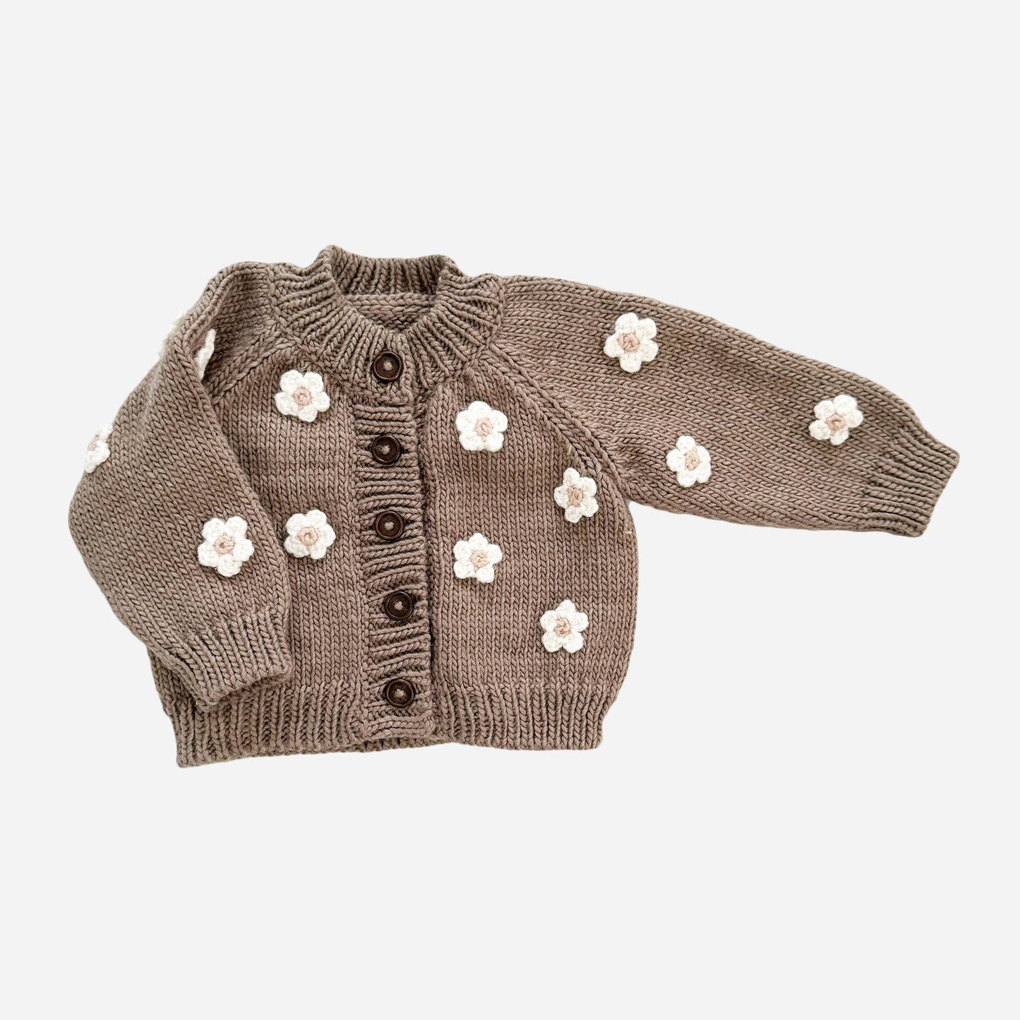 Embroidered Flower Cardigan