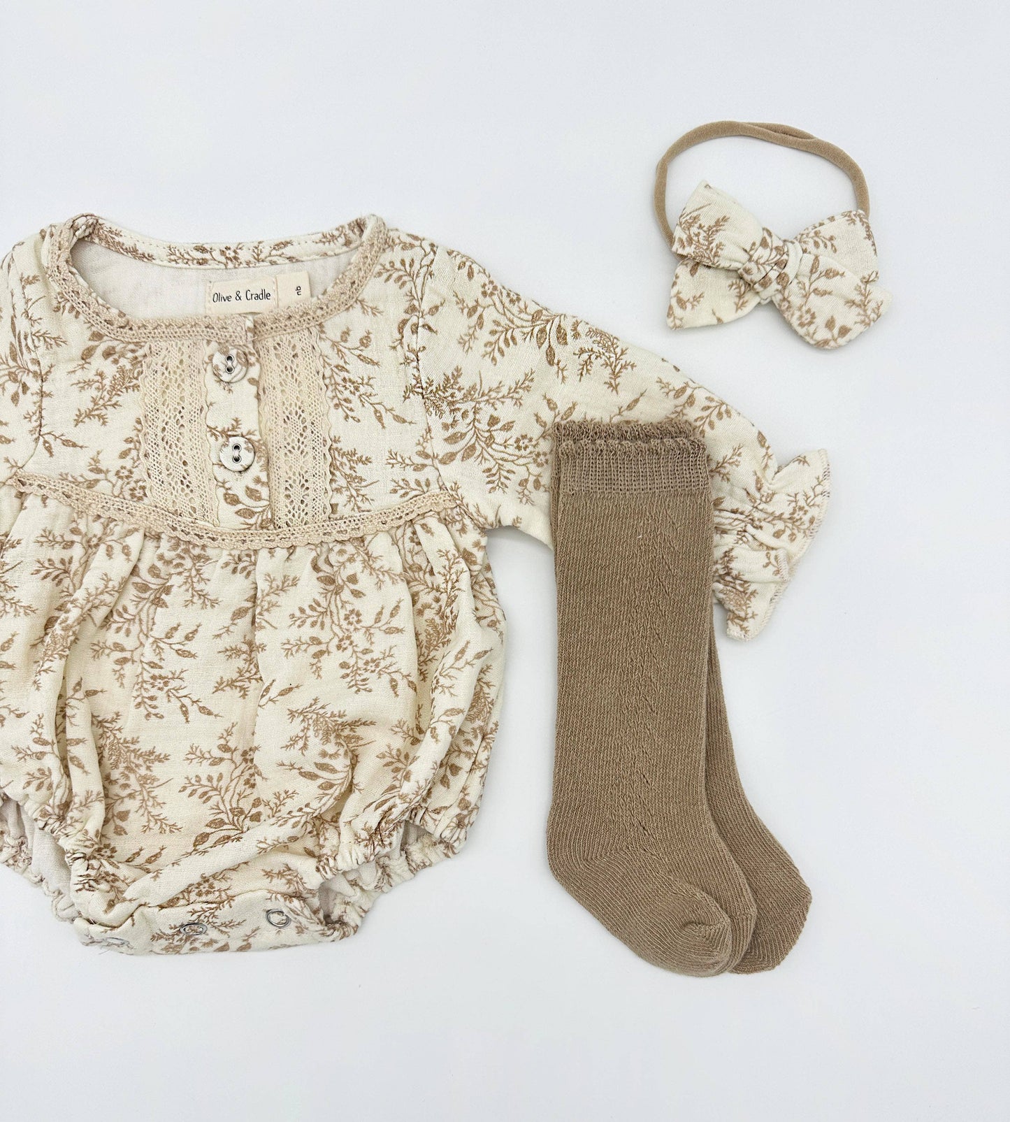 Elodie Long Sleeve Romper Set