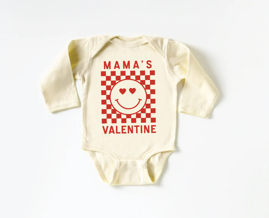Mama's Valentine Long Sleeved Onesie