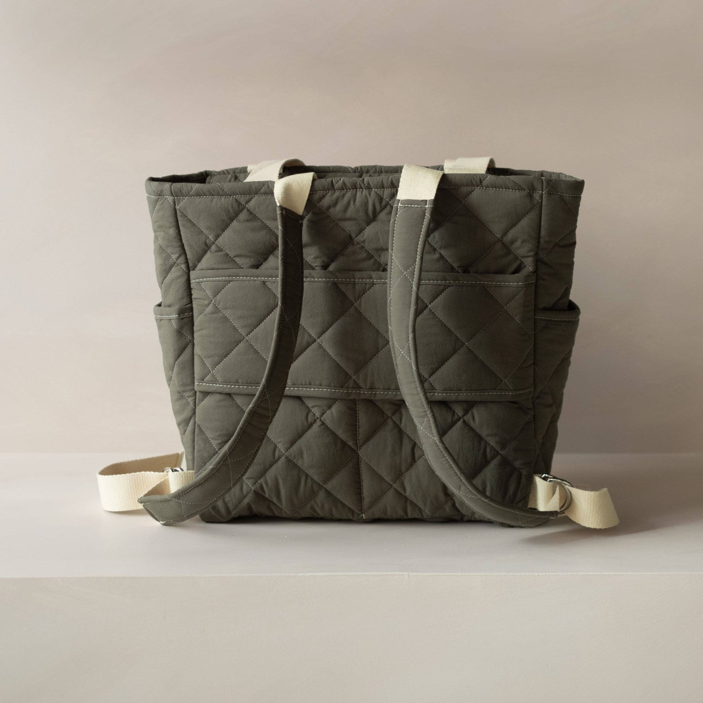 Quilted backpack
