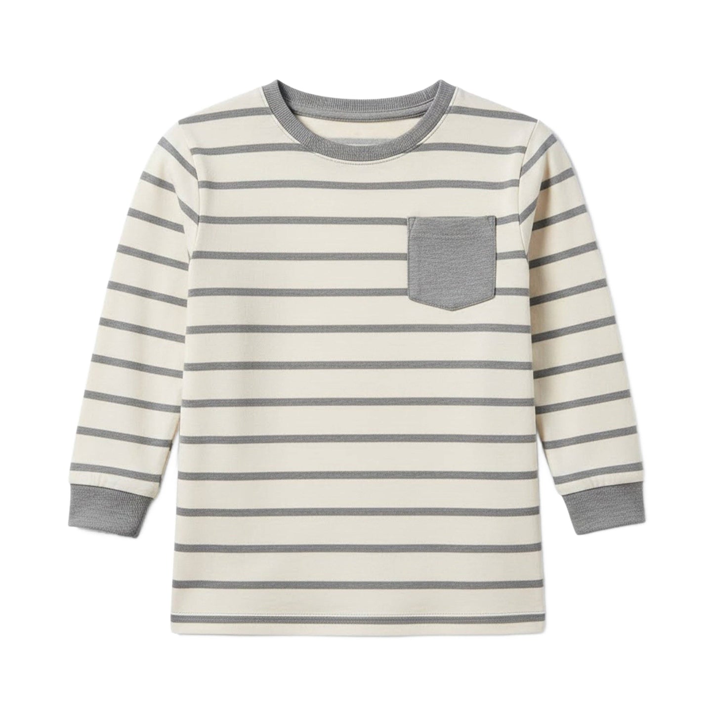 Perrin Long Sleeve Pocket Tee - Bob Stripe