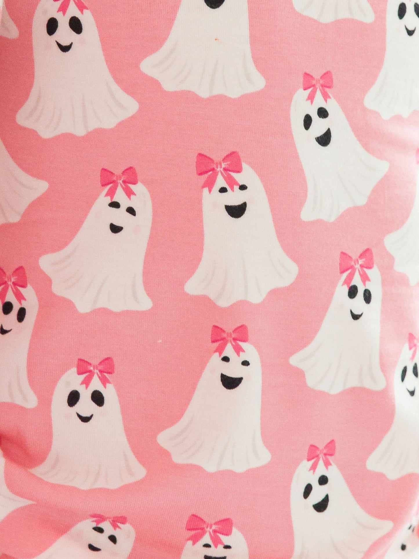 Baby Girls Ghostie Girls Bamboo Viscose Footed Ruffle One Piece Pajama