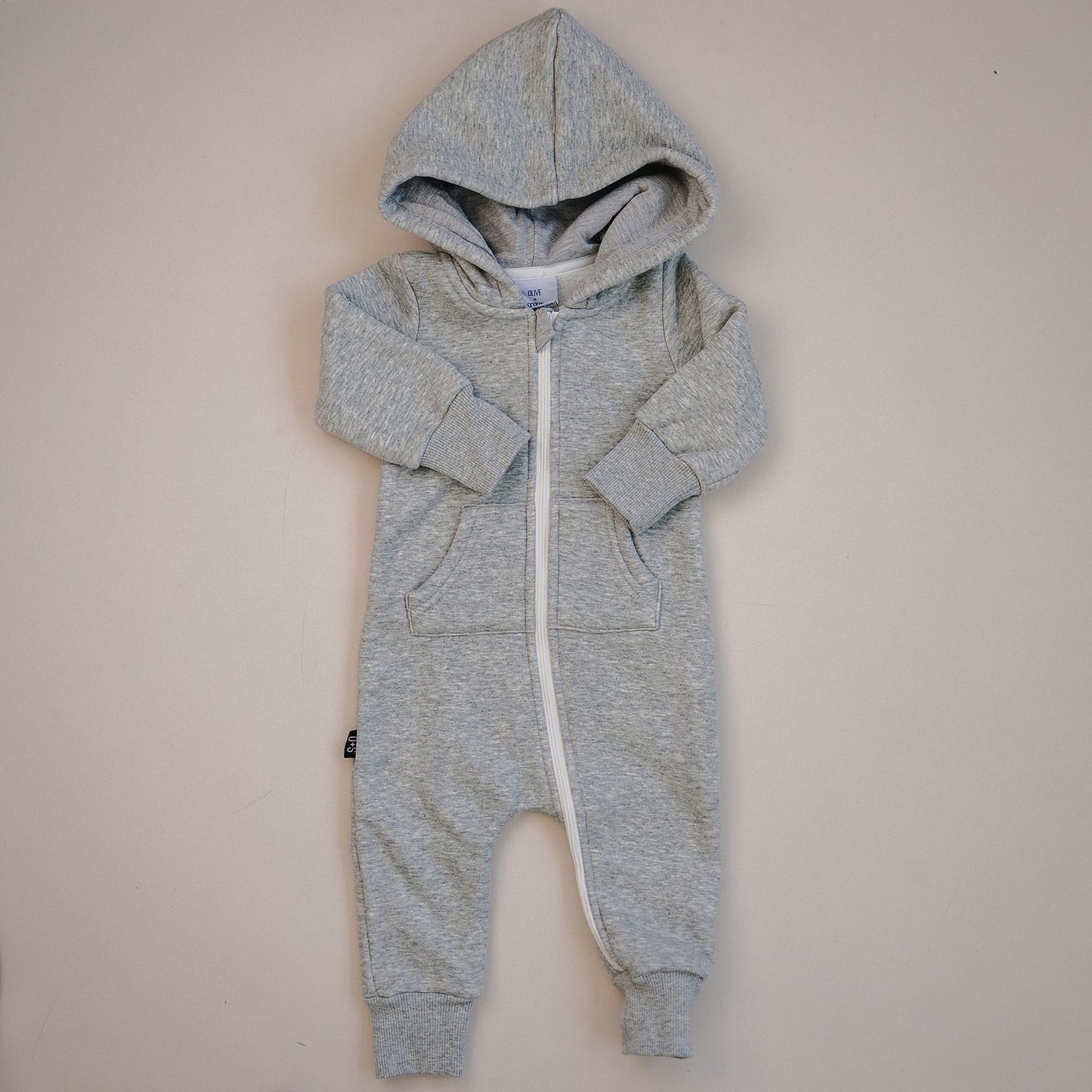 Zion One Piece Zipper - Grey
