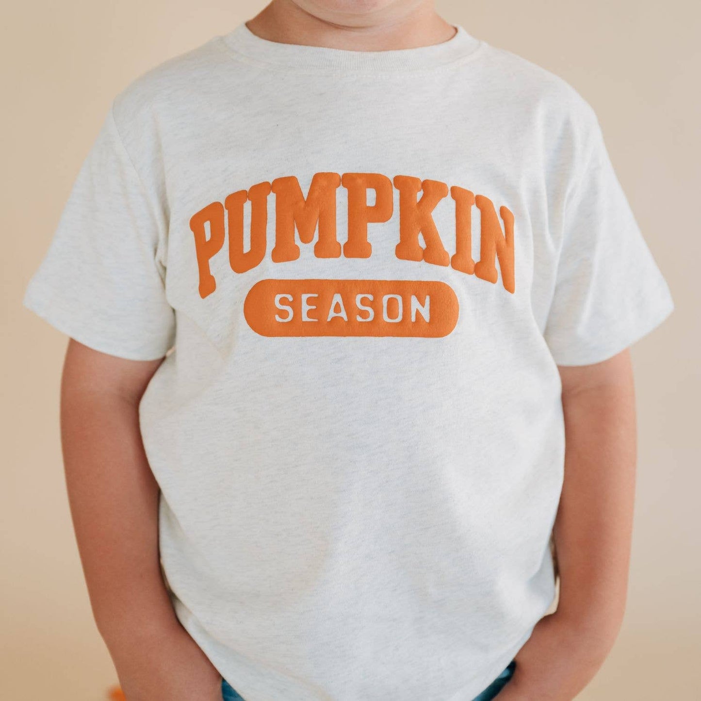 Pumpkin Season Puff Ink Short Sleeve T-Shirt - Boys Clothing