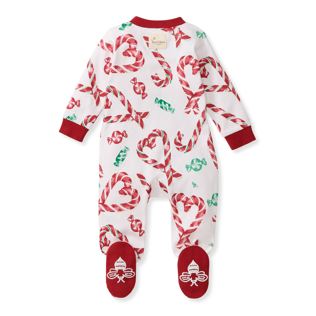 Candy Cane Love Organic Cotton Sleep & Play