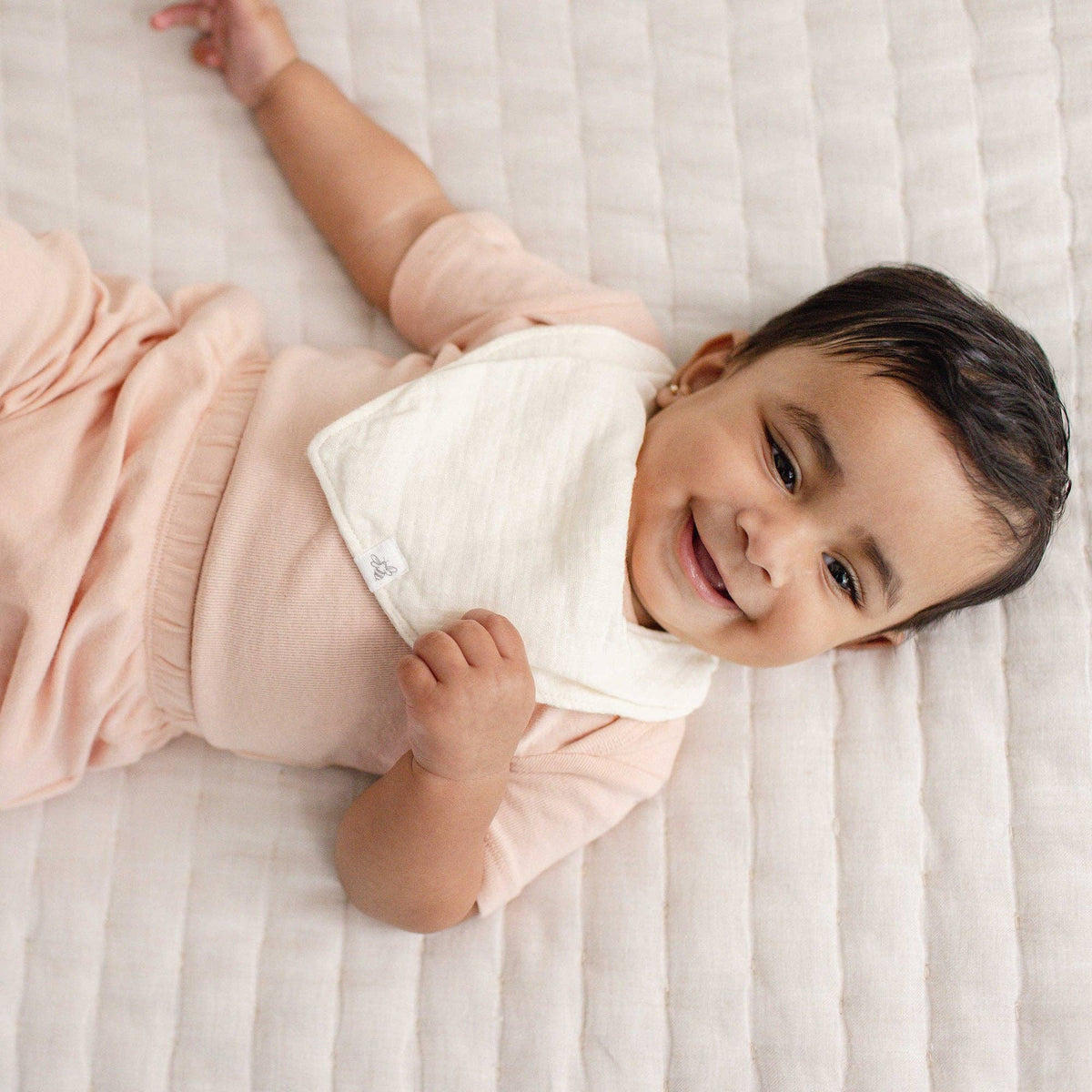 Pink Sand Organic Baby Bandana Bibs Pack of 3