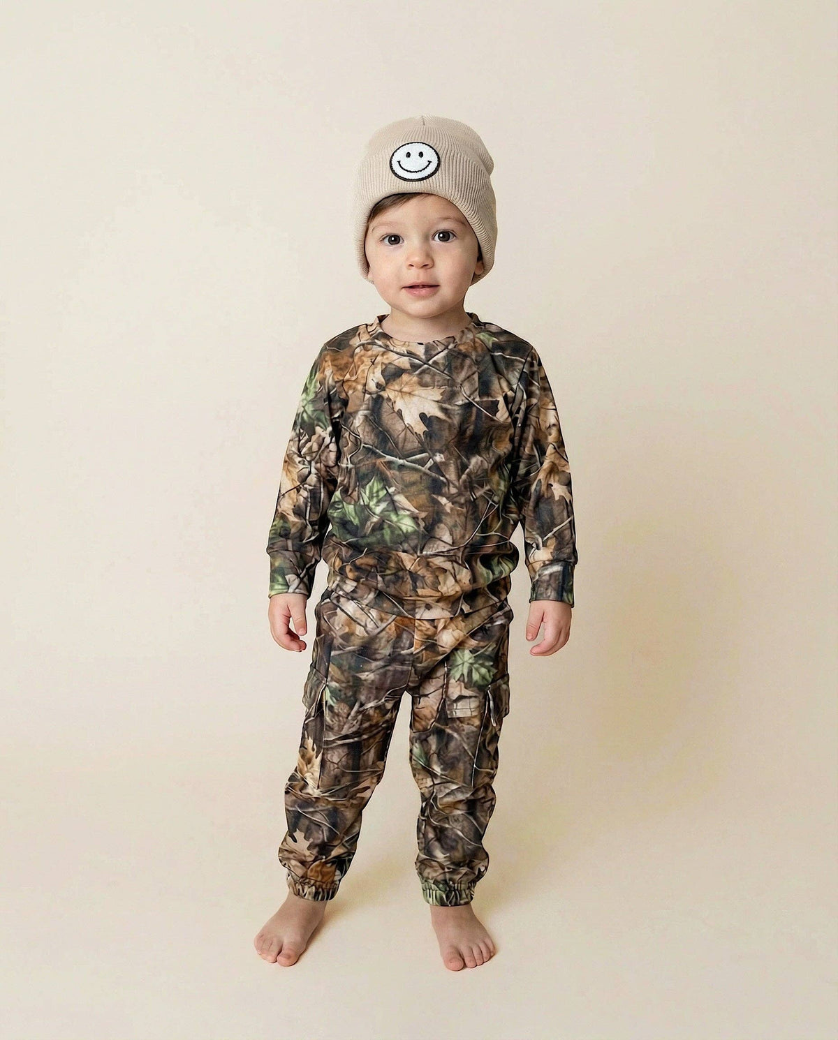 Cargo Jogger Set | Brown Camo