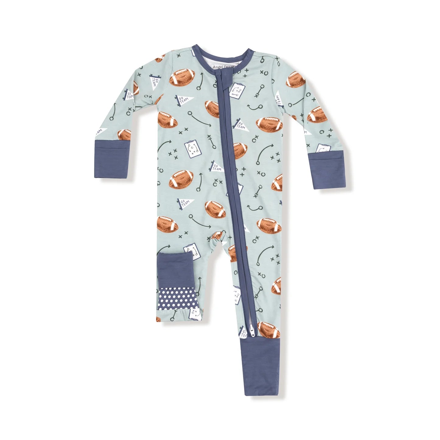 Touchdown Time - 2 Way Zipper Romper