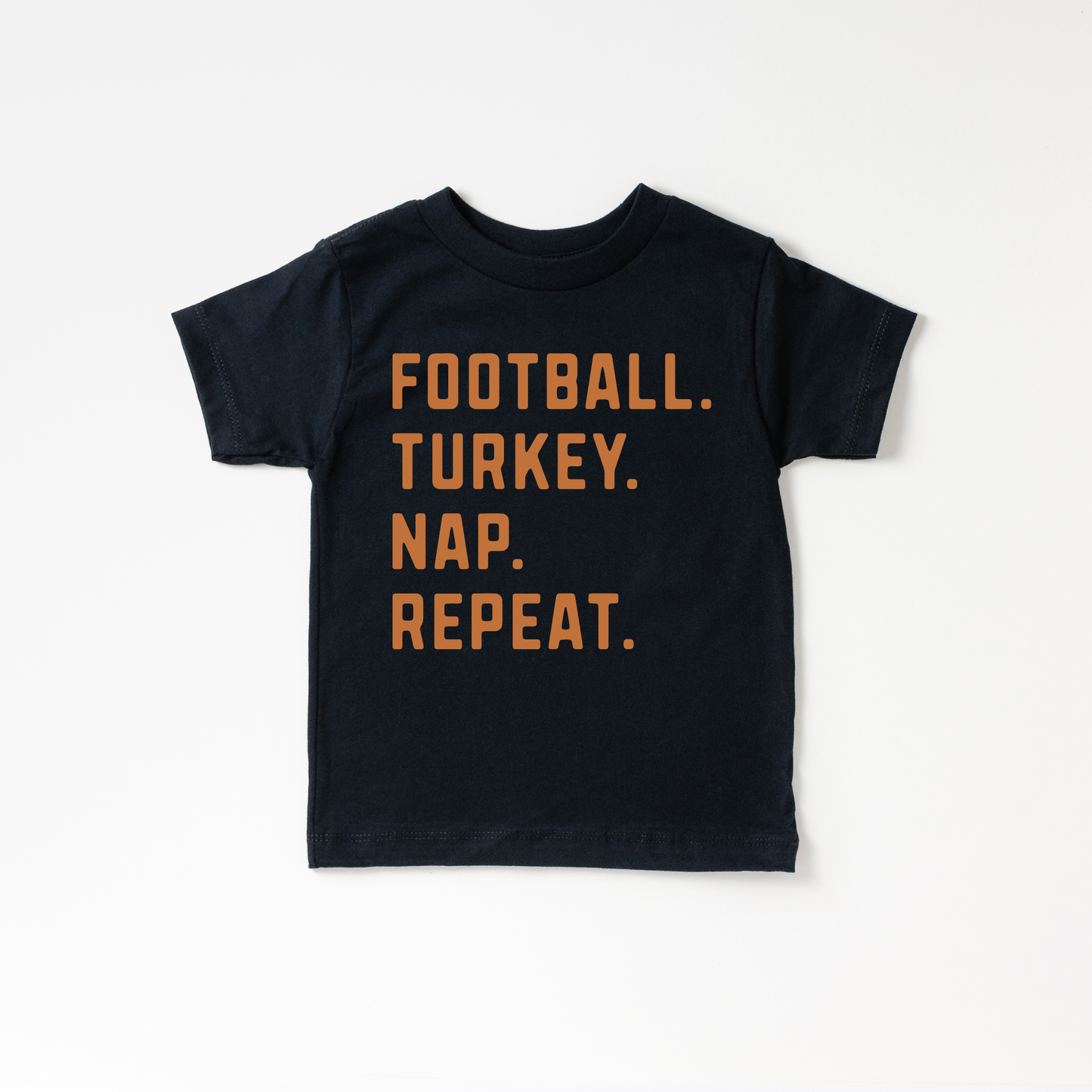 Football Turkey Nap Thanksgiving Toddler and Youth Shirt