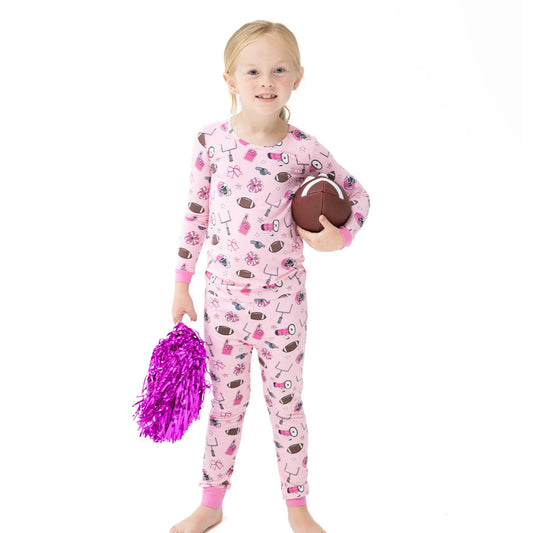 Game Day Pink - Long Sleeve Loungewear Set