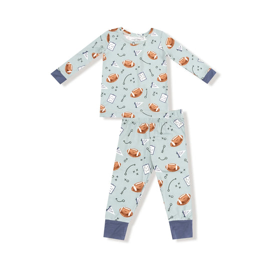 Touchdown Time - Long Sleeve Loungewear Set