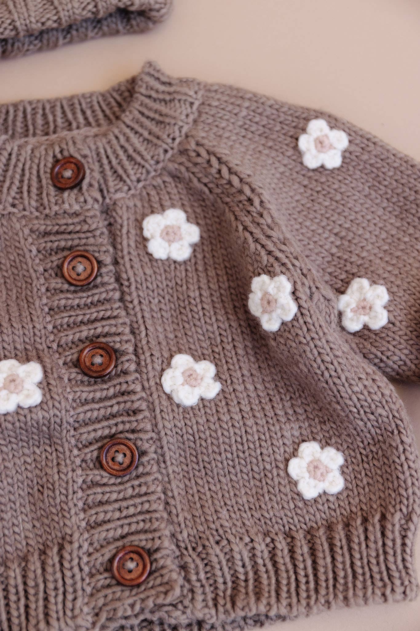 Embroidered Flower Cardigan
