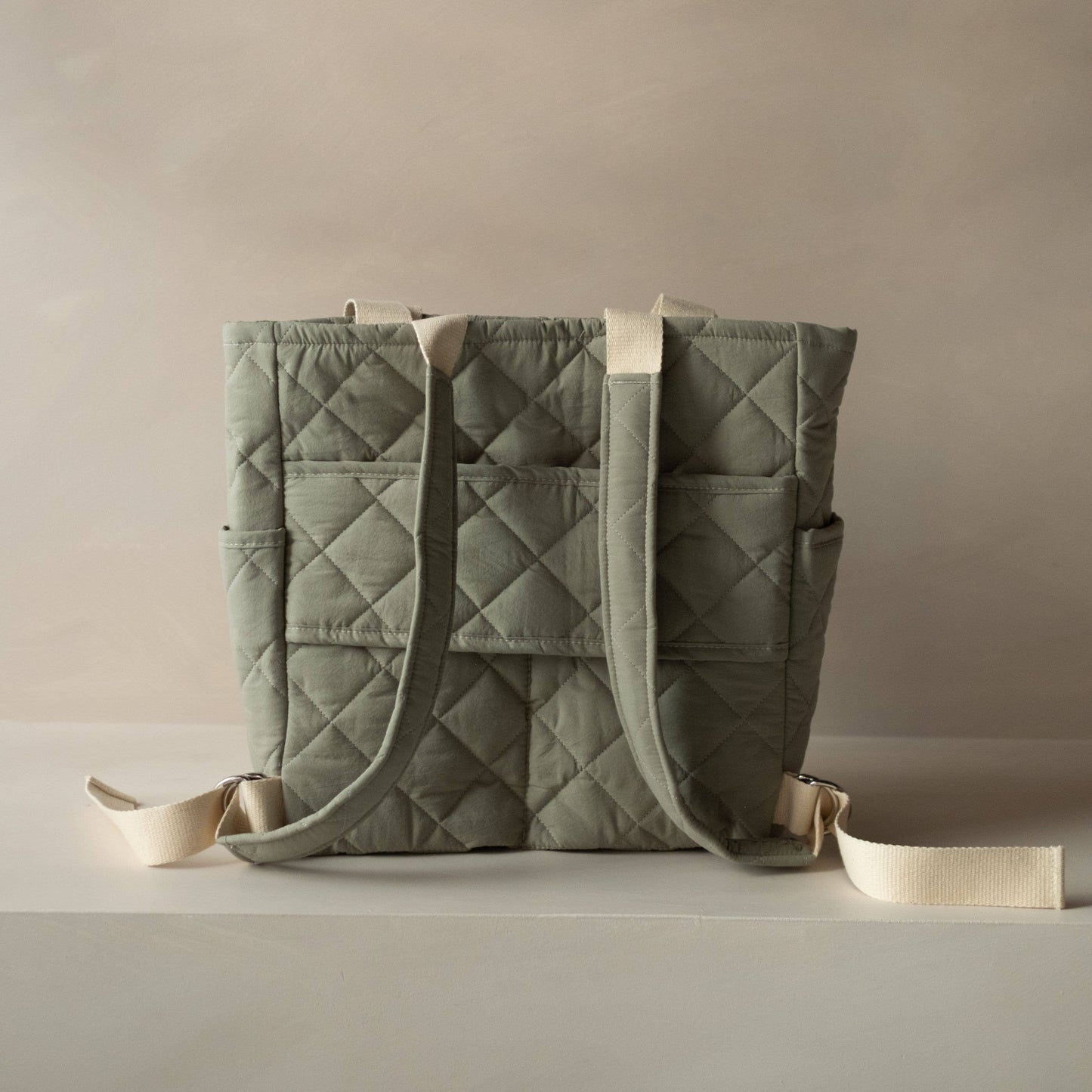 Quilted backpack