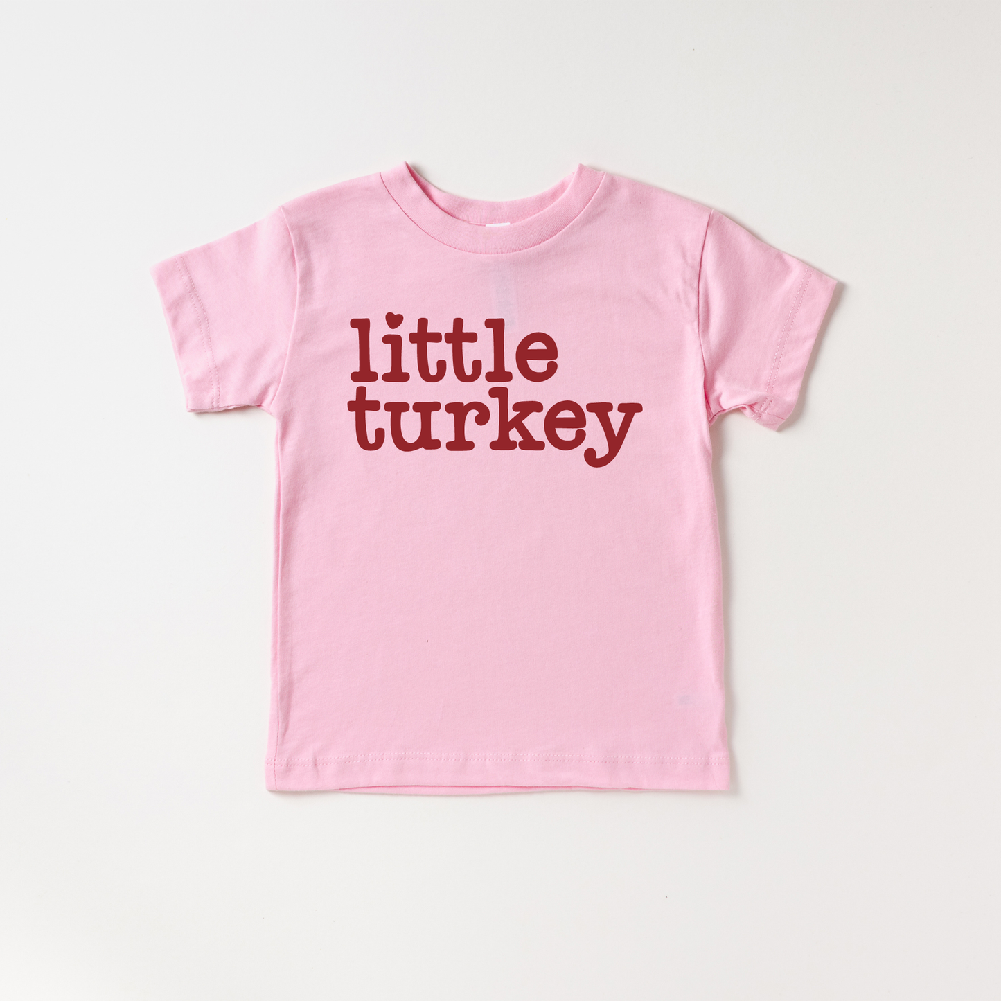 Little Turkey Fall Thanksgiving Toddler and Youth Shirt