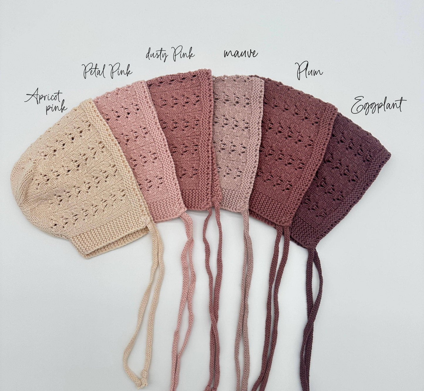 Baby Knit Bonnet Cotton lace Hat| Jamie