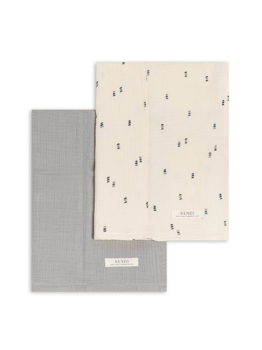 2-Pack Muslin Burp Cloths