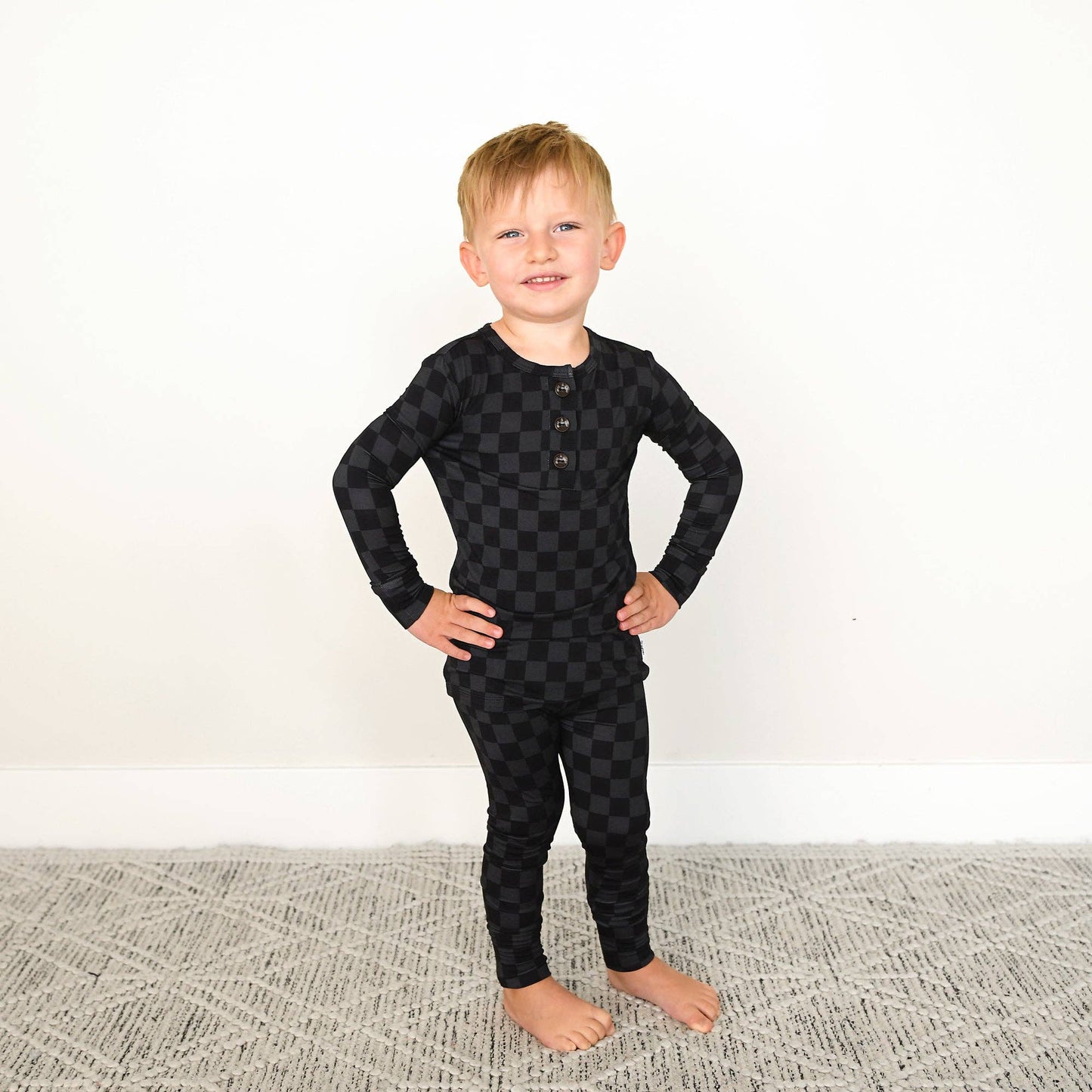 Frankie TWO PIECE Bamboo Halloween Checks Outfit