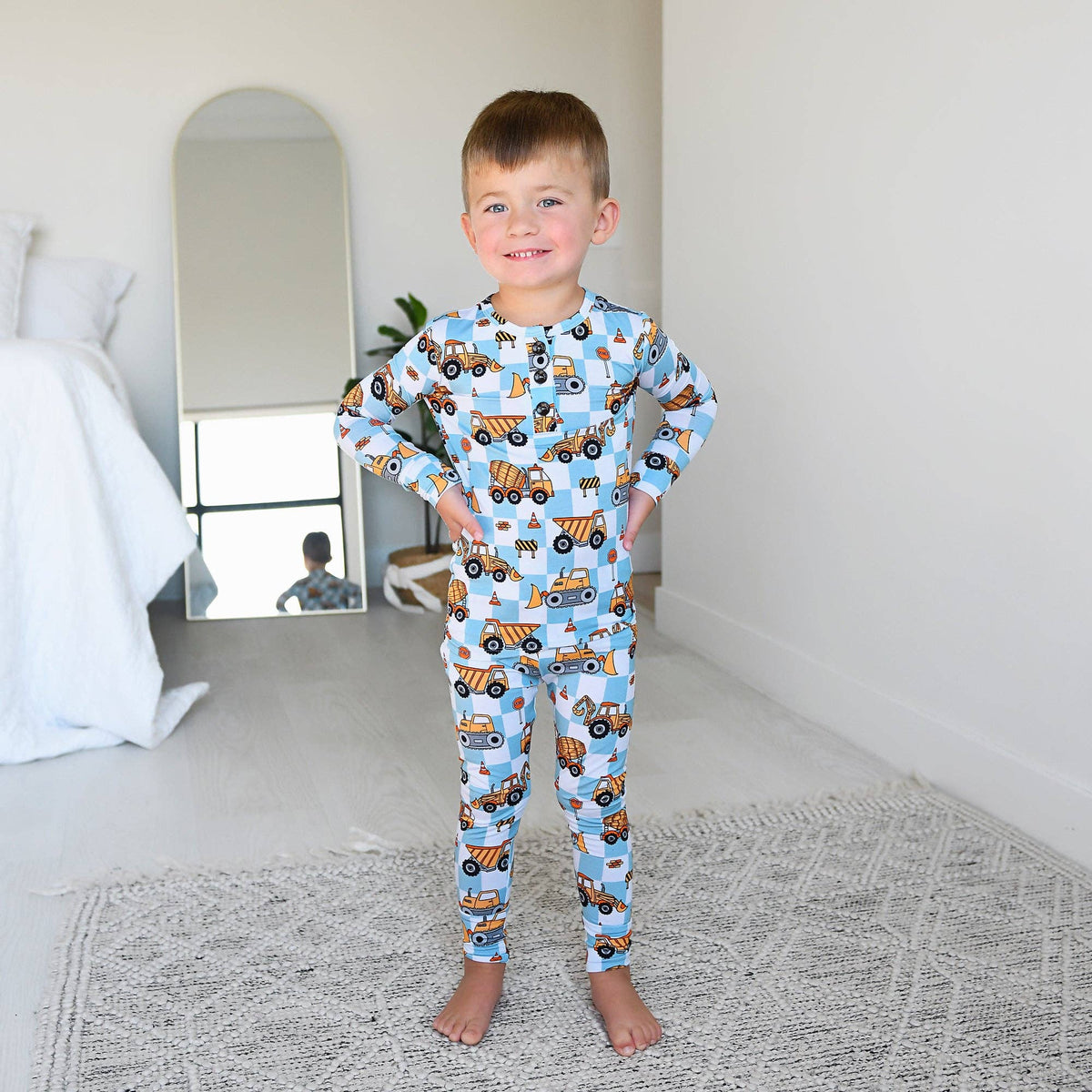 Carson Checks TWO PIECE Bamboo Kids Clothing Outfit