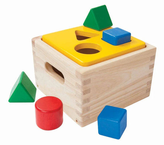 Shape and Sort It Out Wooden Toy by Plan Toys