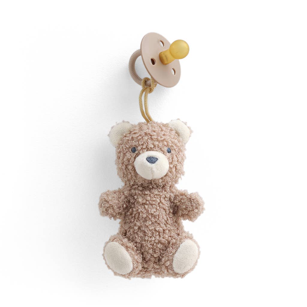 Natural Rubber Pacifier & Stuffed Animal
