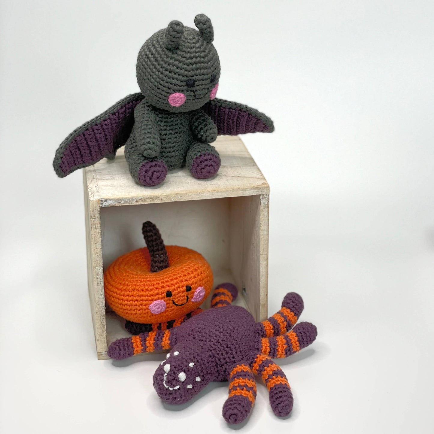 Handmade Orange Pumpkin Rattle – A Fall Favorite!