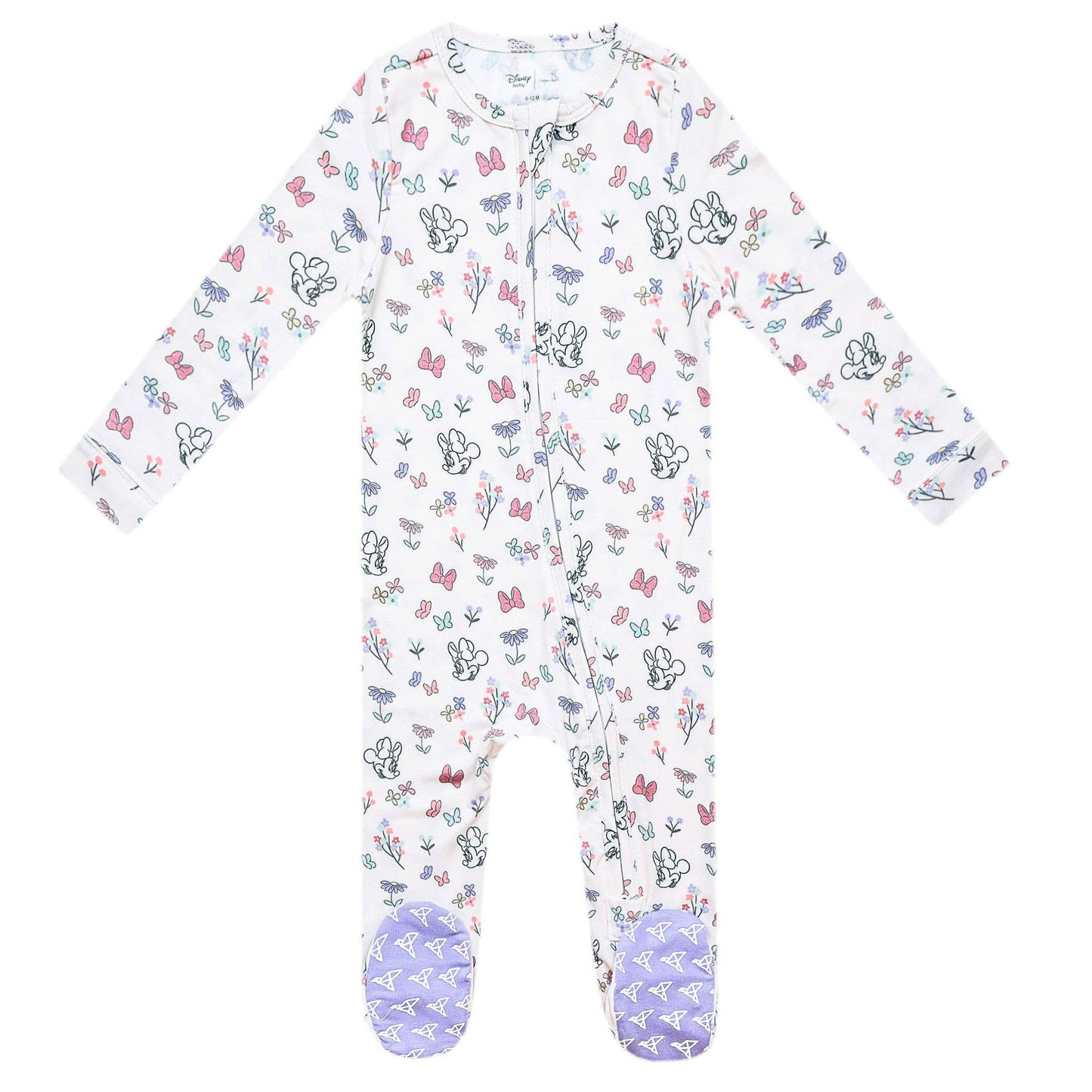 Zip-Up Footie Pajama - Minnie Mouse's Bowquet