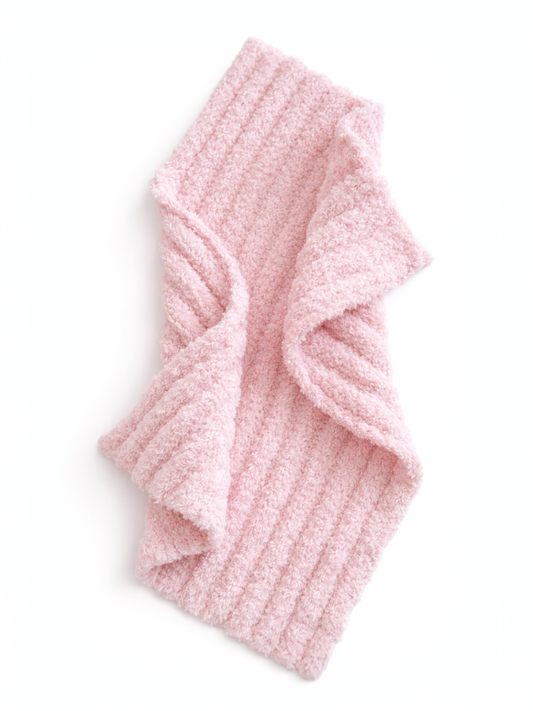 Phufy® Bliss Wave Mini Blanket, Baby Pink