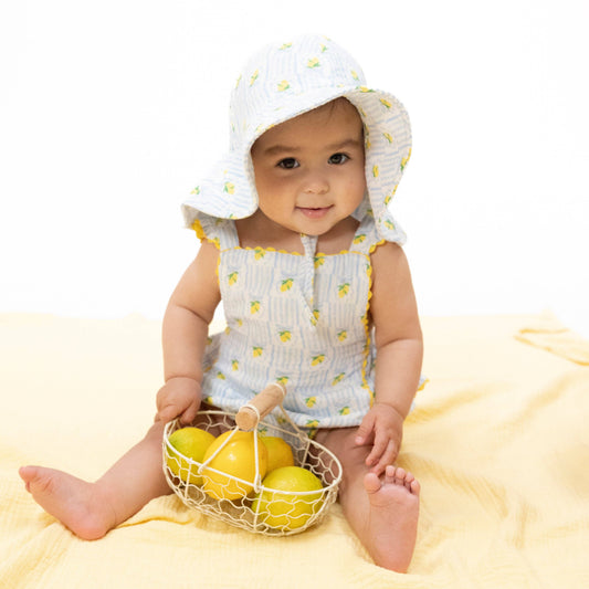 Lovely Lemons - Ric Rac Ruffle Sunsuit