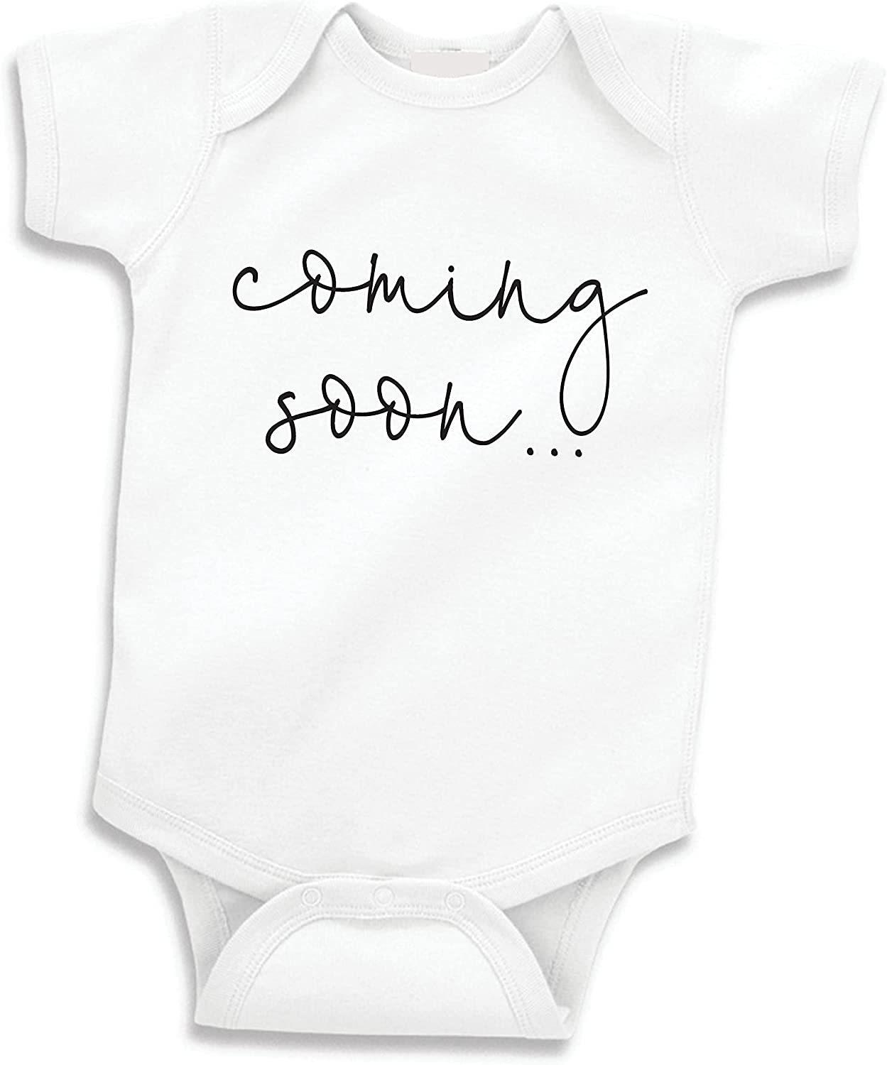 Pregnancy Announcement Onesie – Coming Soon Baby Bodysuit
