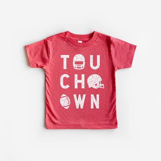 Touch Down Sunday Funday Football Toddler and Youth Shirt