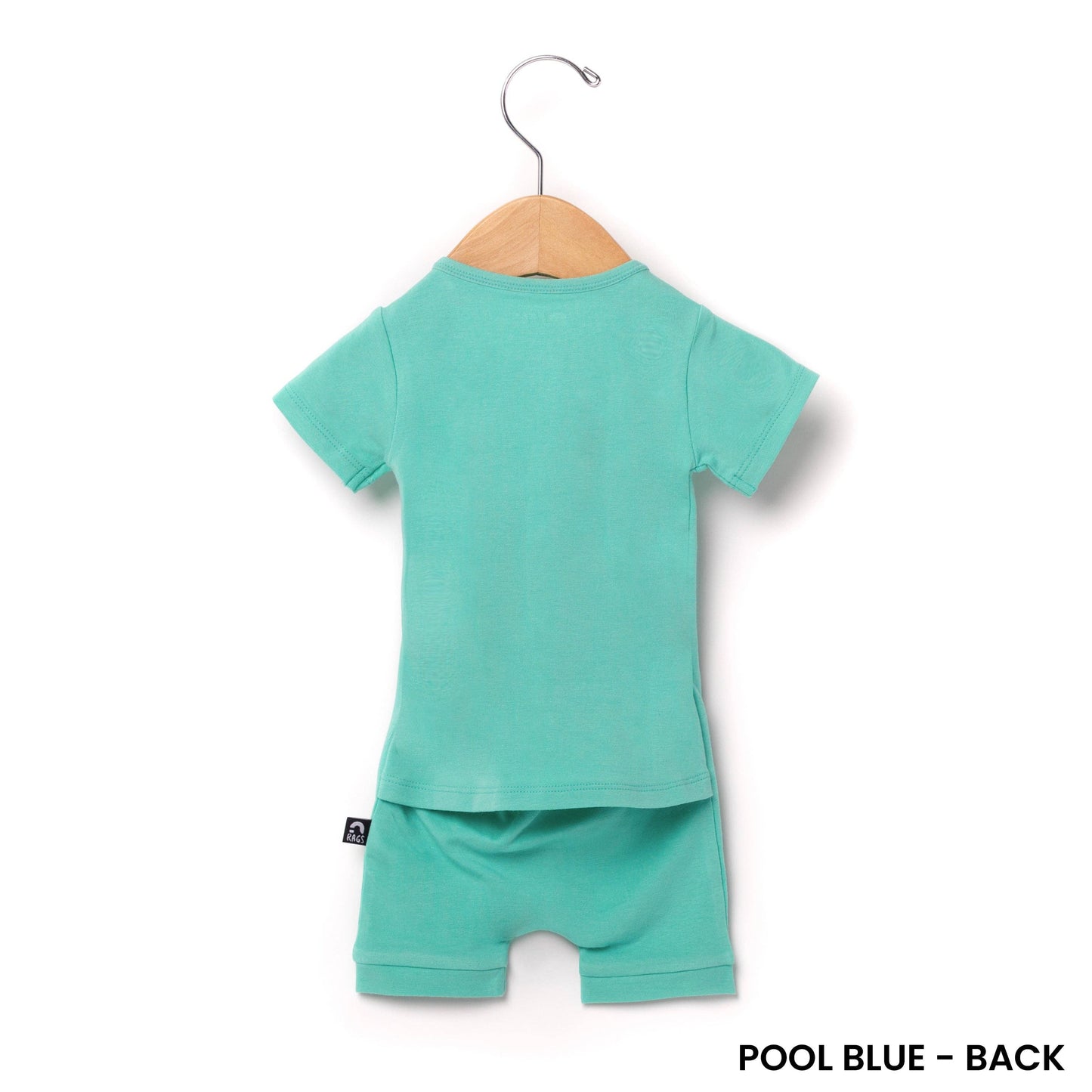 Essentials Infant Peekabooty™ Short Sleeve Short Rag Romper - 'Infant Rag in Multiple Colors'