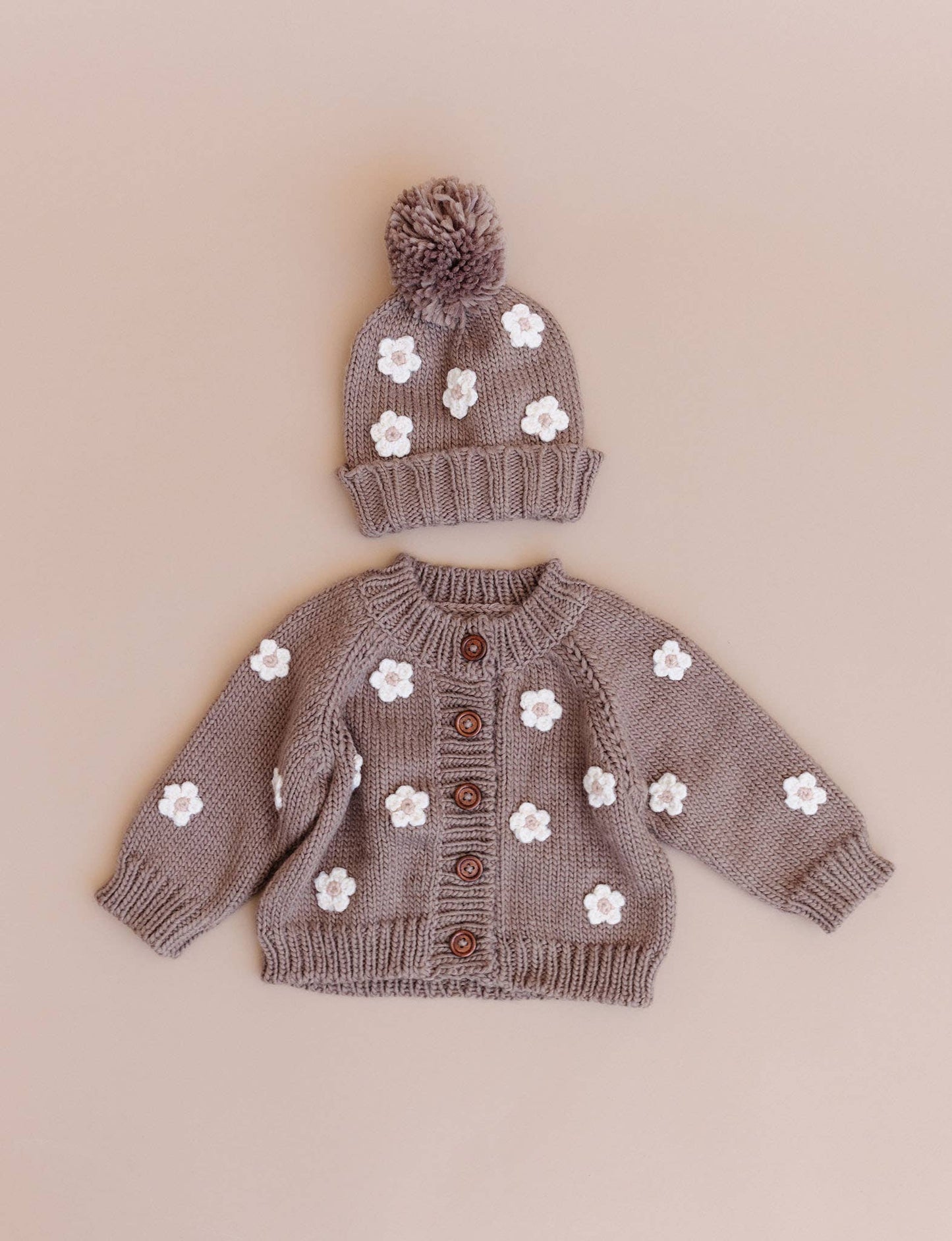 Embroidered Flower Cardigan