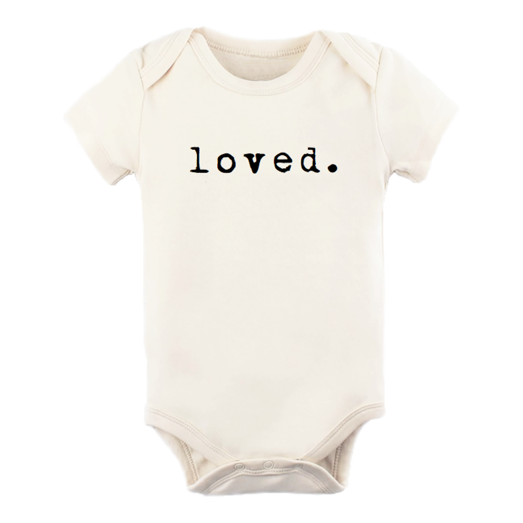 Loved Organic Cotton Baby Bodysuit | Short Sleeve