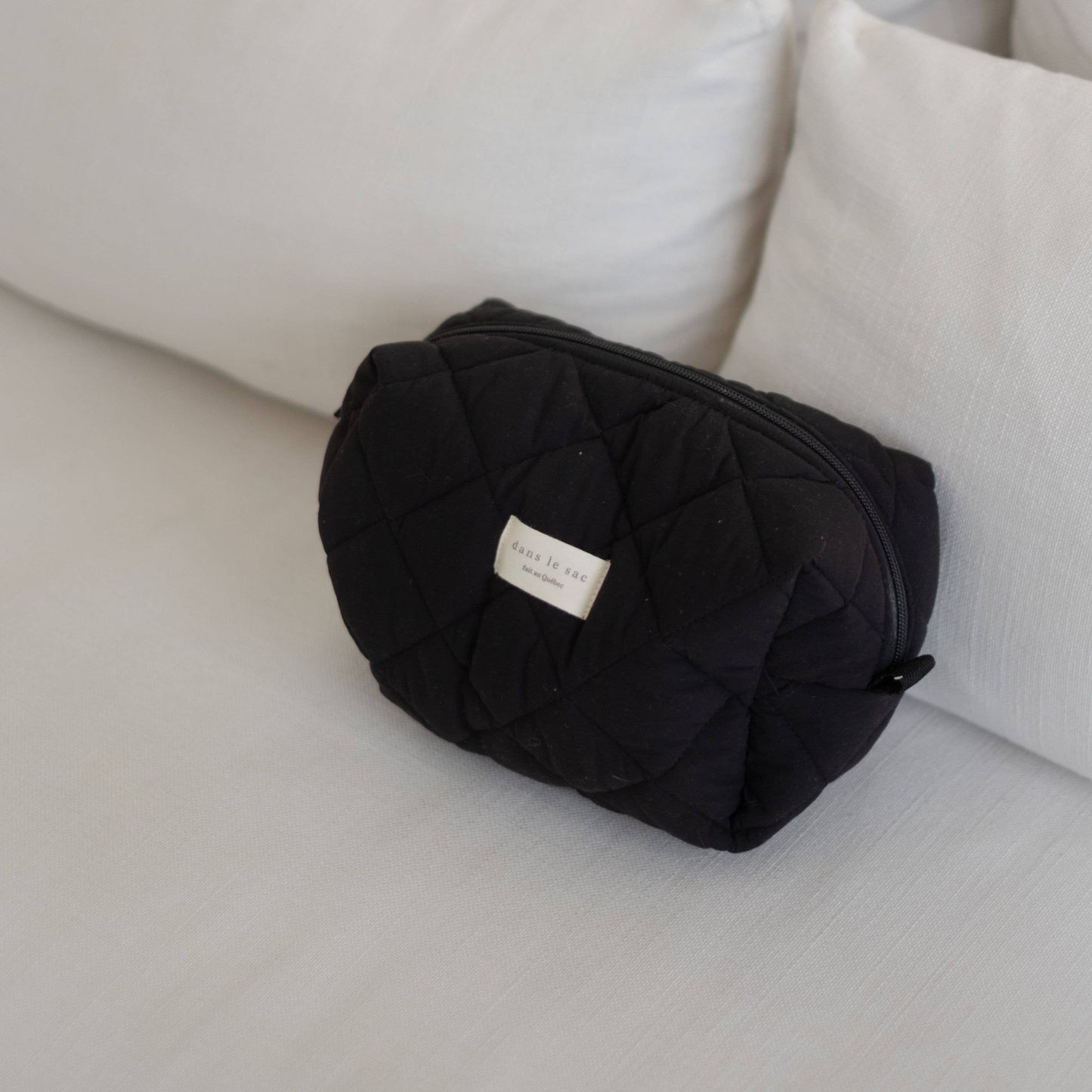 Large quilted pouch