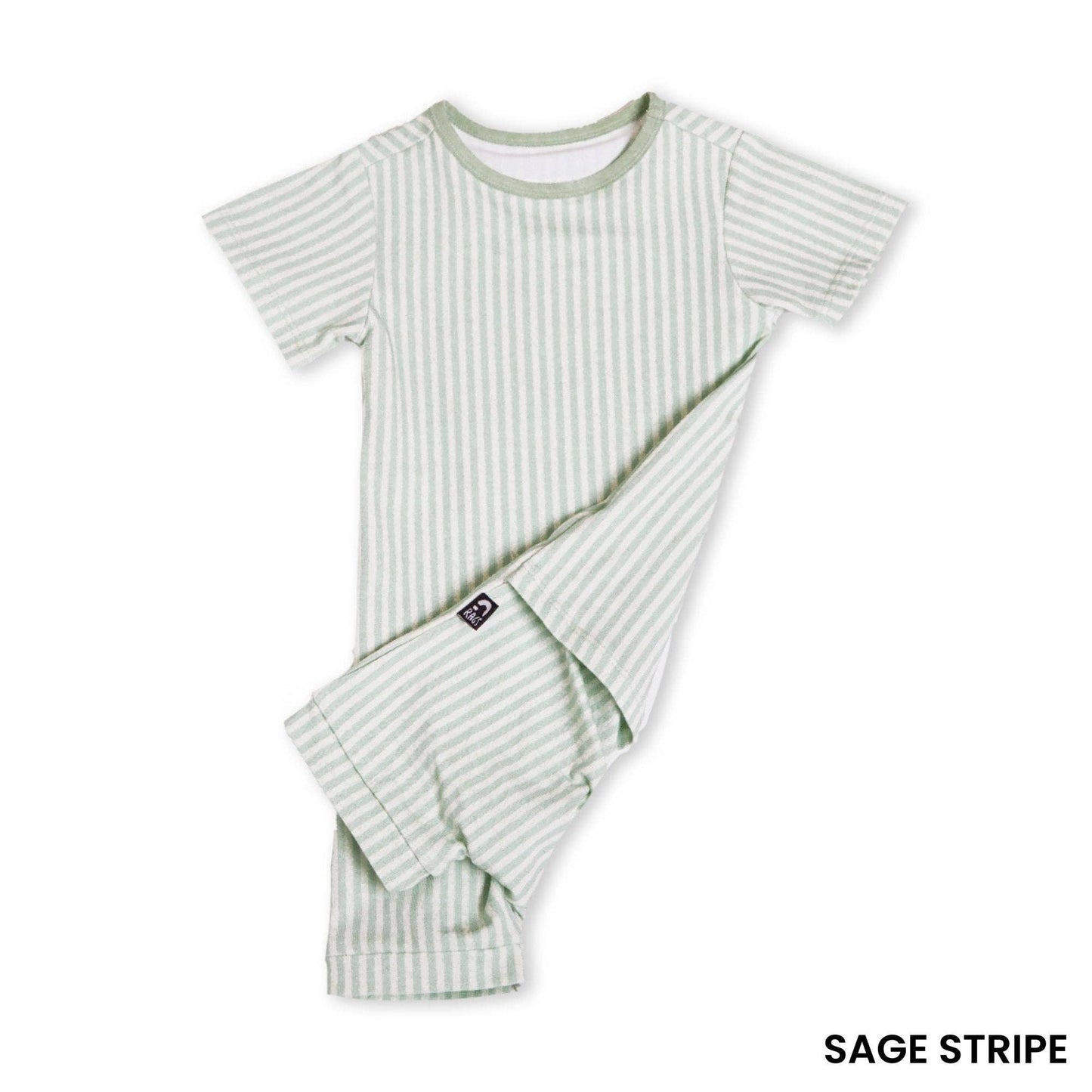 Essentials Infant Peekabooty™ Short Sleeve Short Rag Romper - 'Infant Rag in Multiple Colors'