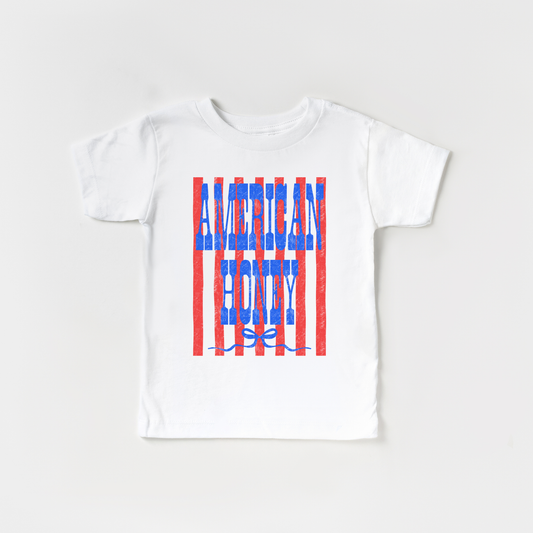 American Honey 4th of July Kids Patriotic Shirt Shirt