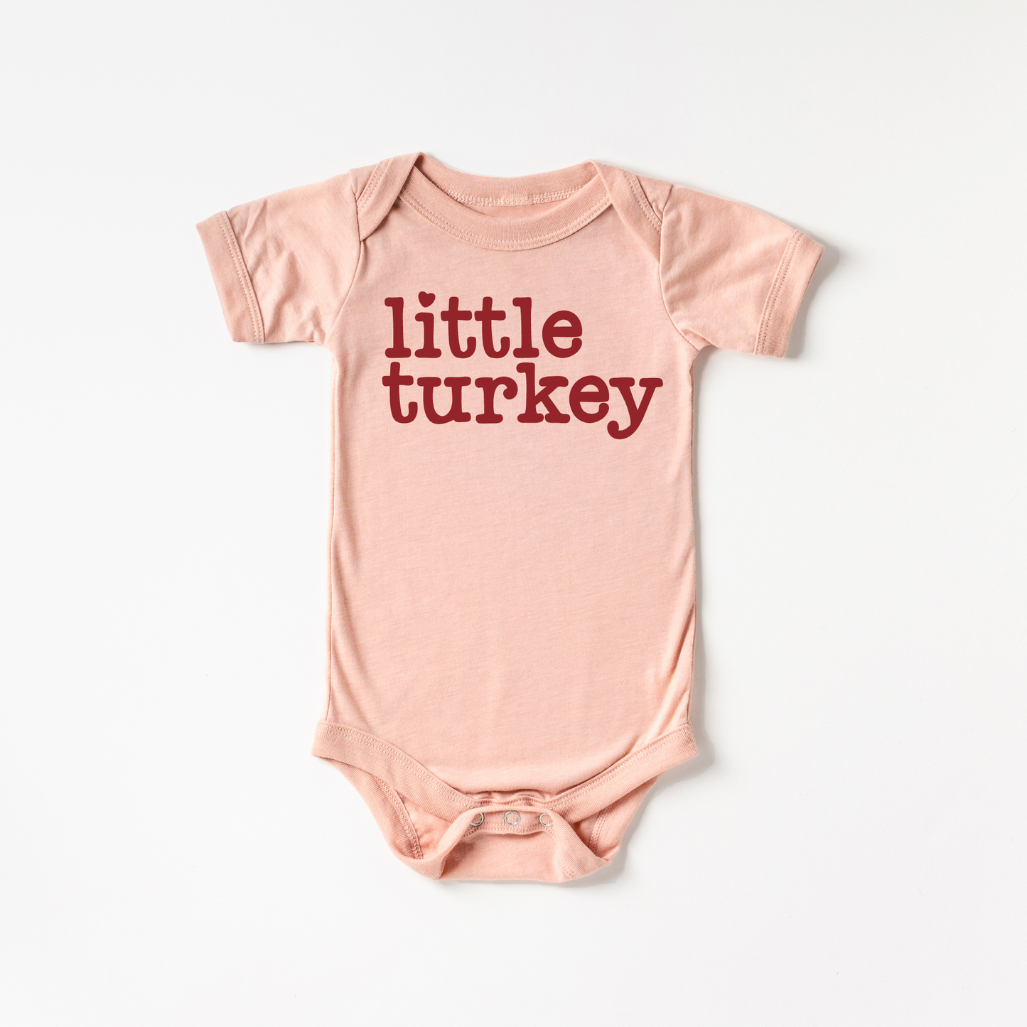 Little Turkey Fall Thanksgiving Toddler and Youth Shirt