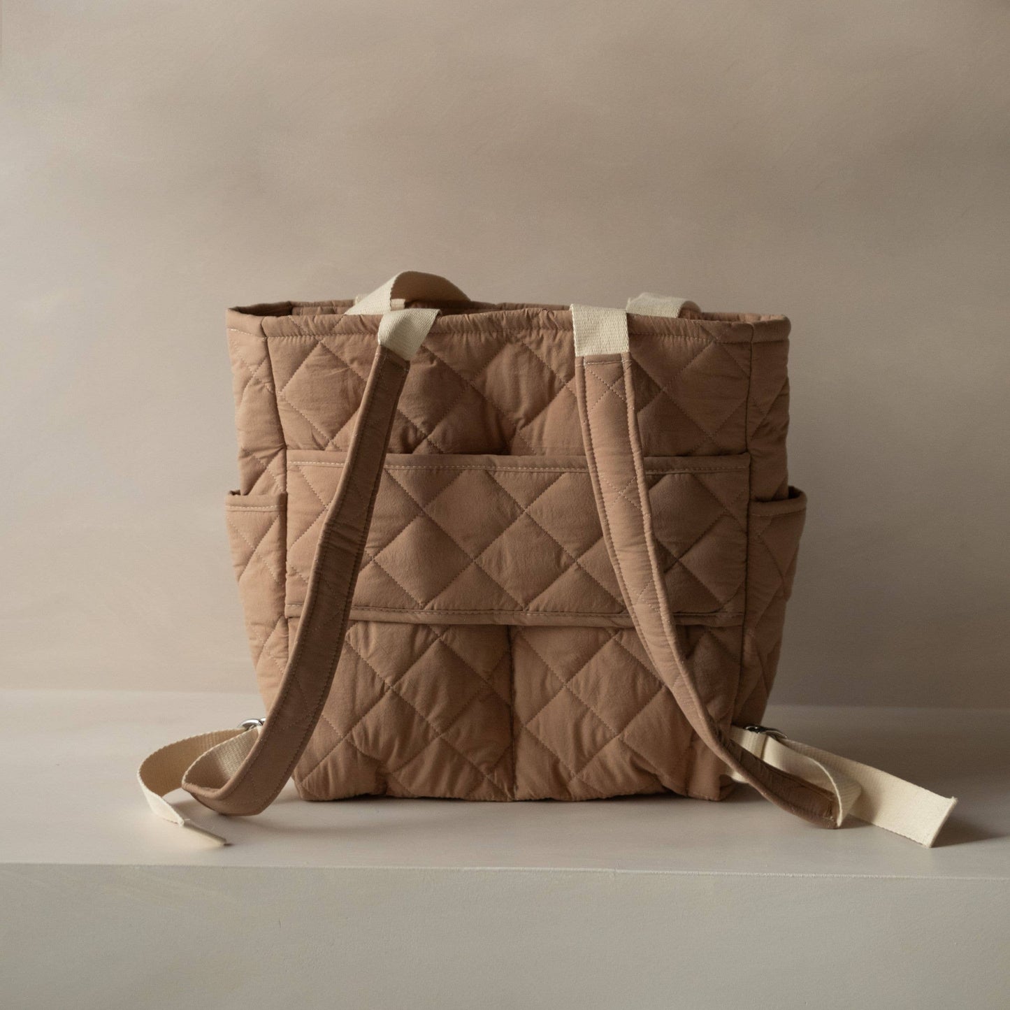 Quilted backpack