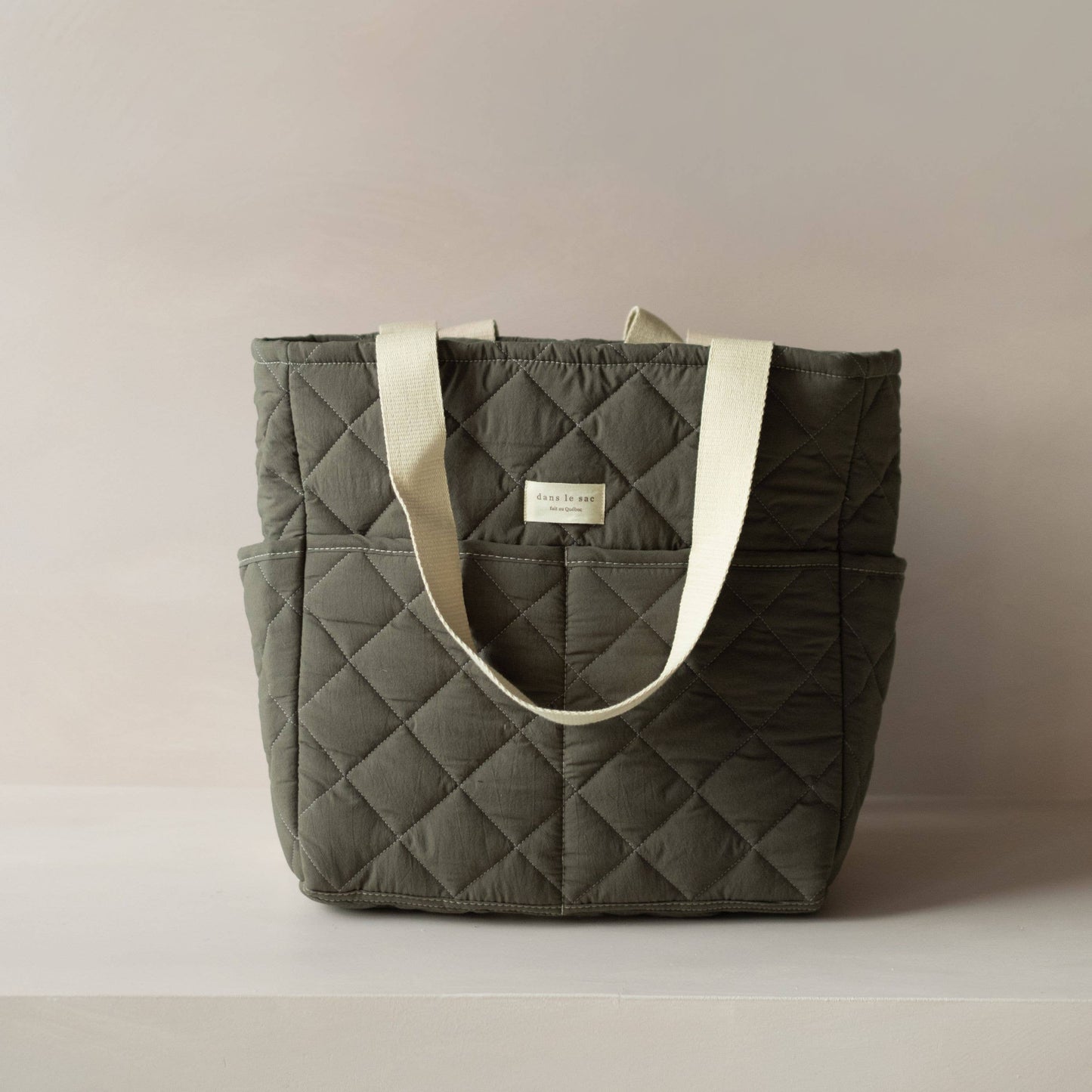 Quilted backpack
